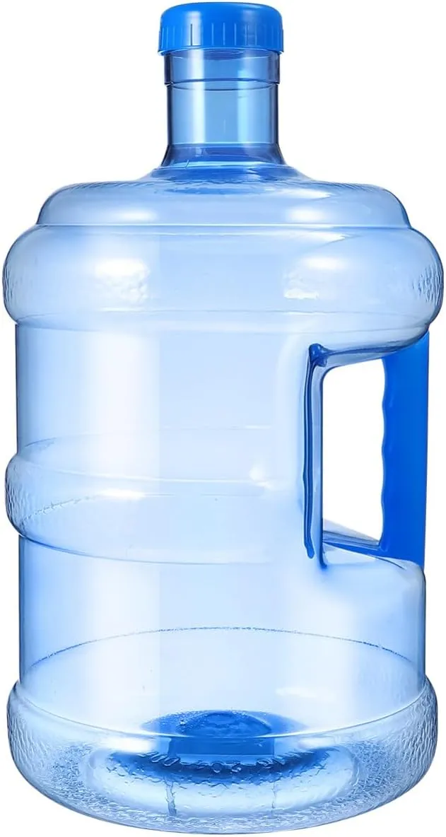 Hemoton Water Bottle 1.3 Gallon Water Jug with Handle Plastic Water Storage Bucket Large Capacity Mineral Jug Container Water Barrel for Outdoor