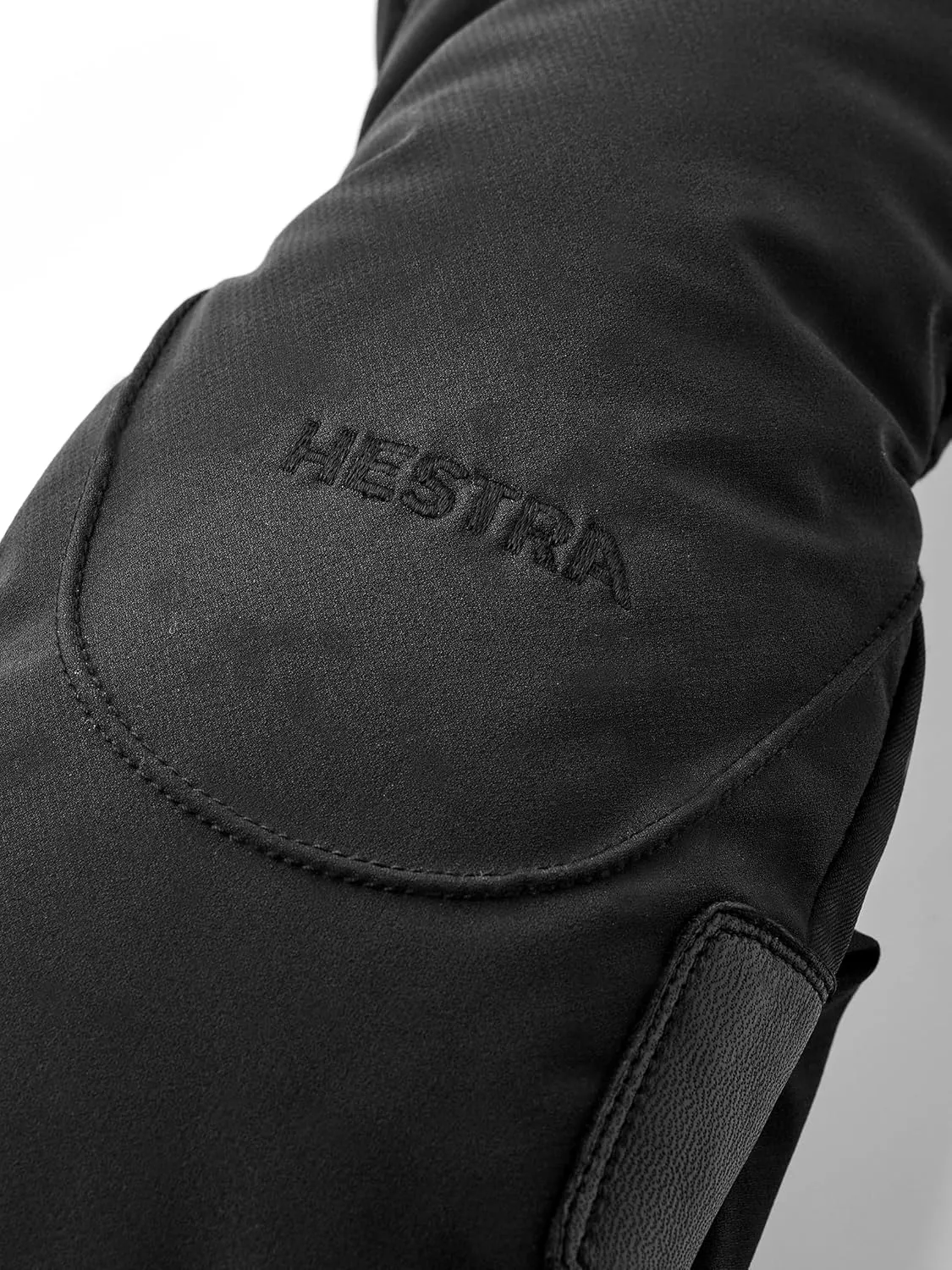 Hestra Unisex CZone Mellow Mitt, Waterproof & Windproof Insulated Leather Mitten, Alpine Skiing & Snowboarding, Men & Women