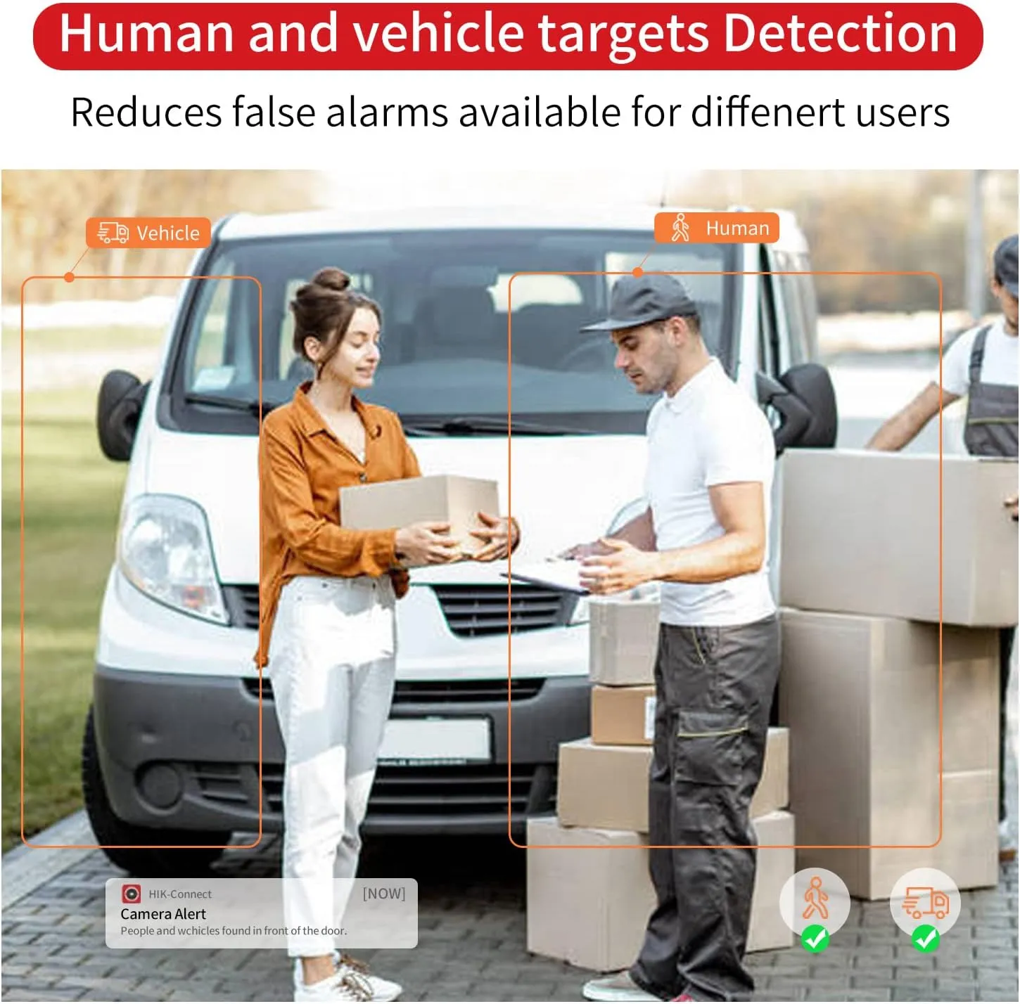 Hikvision IP Camera DS-2CD2386G2-IU 2.8mm Lens 8MP 4K AcuSense Fixed Turret Network Camera PoE H.265  SD Card Slot IR IP67 International English Version