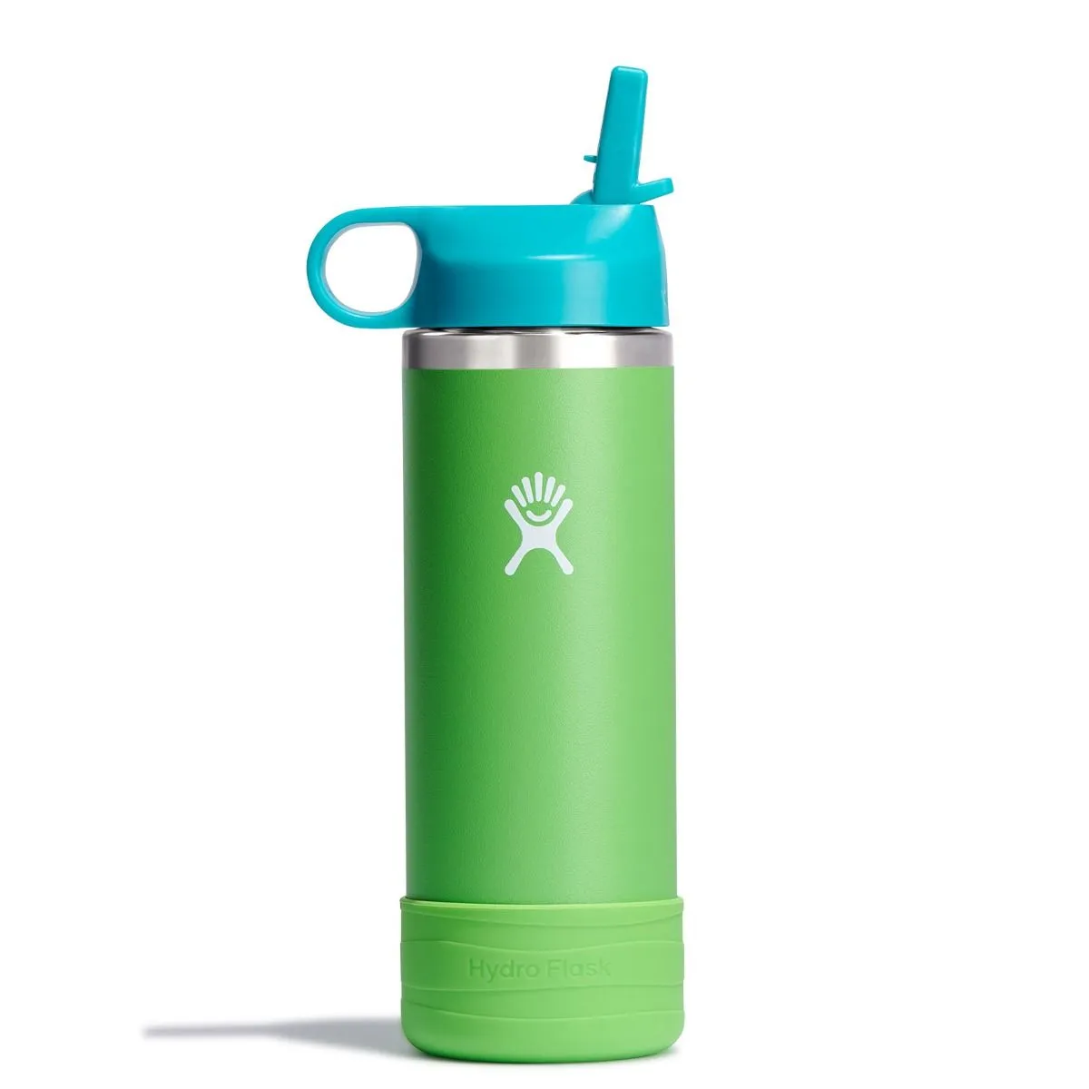 HYDRO FLASK 18OZ KIDS WIDE MOUTH STRAW CAP AND BOOT