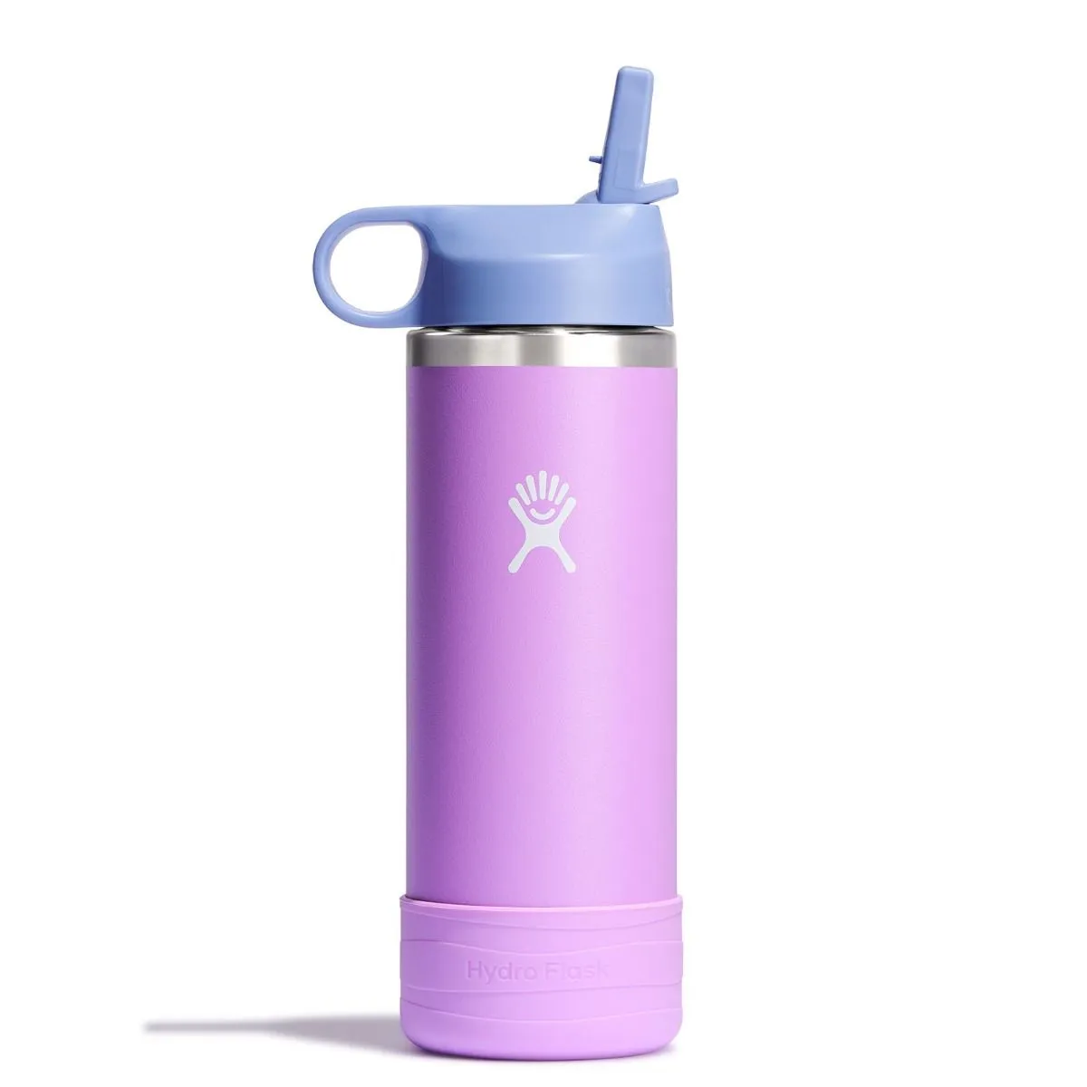 HYDRO FLASK 18OZ KIDS WIDE MOUTH STRAW CAP AND BOOT