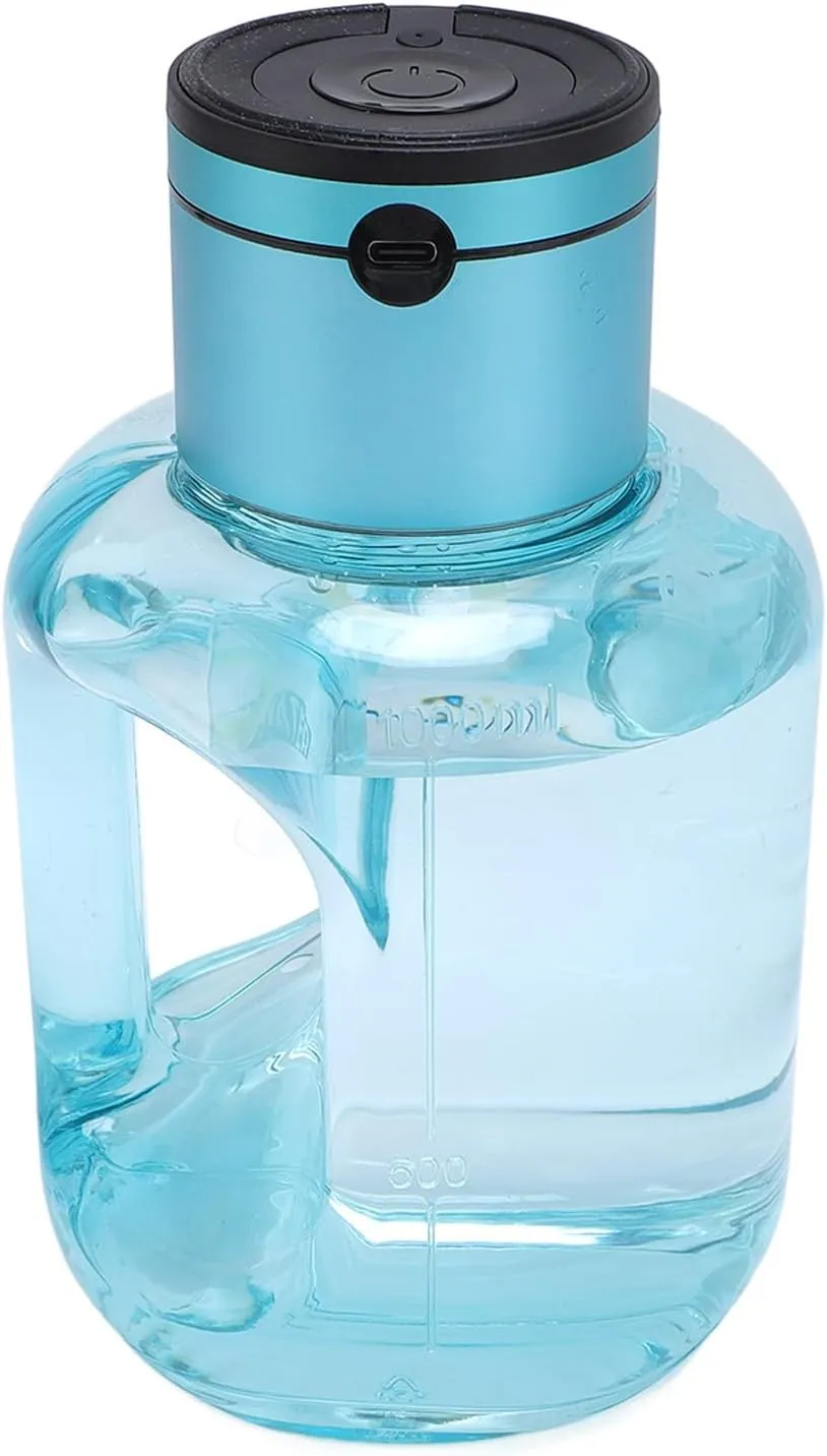 Hydrogen Sports Bottle, Hydrogen Water Bottle 1000ML Lightweight for Office (Blue)