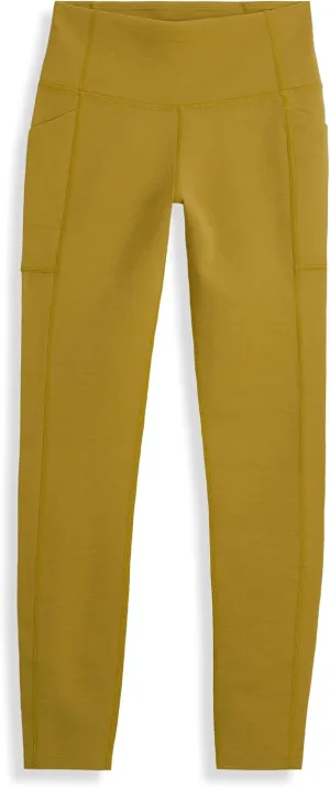IBEX Merino Wool Women's Lizzi Tight Compression Leggings with Pockets | High Waisted Workout Leggings for Women