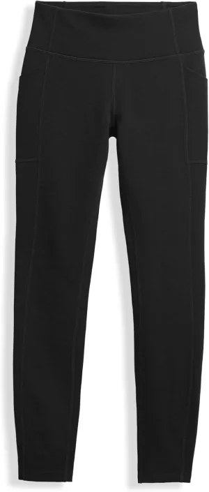 IBEX Merino Wool Women's Lizzi Tight Compression Leggings with Pockets | High Waisted Workout Leggings for Women