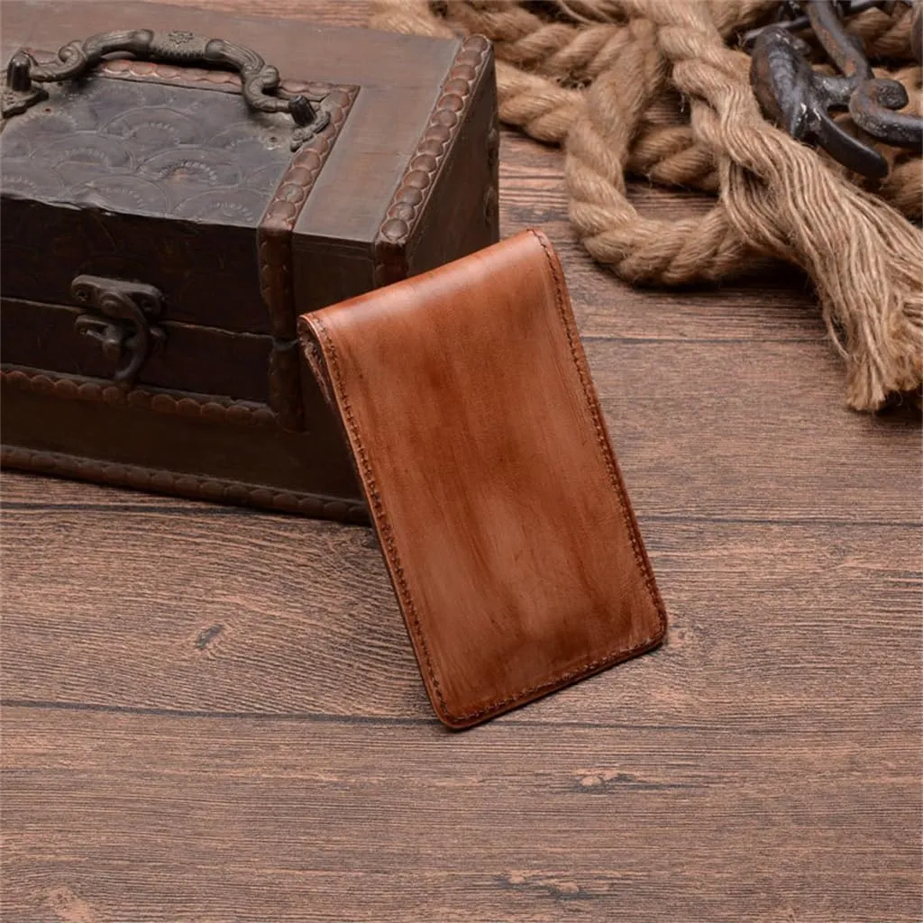JSEIAJB Watch Pocket Insert Watch Case Vintage Tree Cream Leather Watch Storage Bag