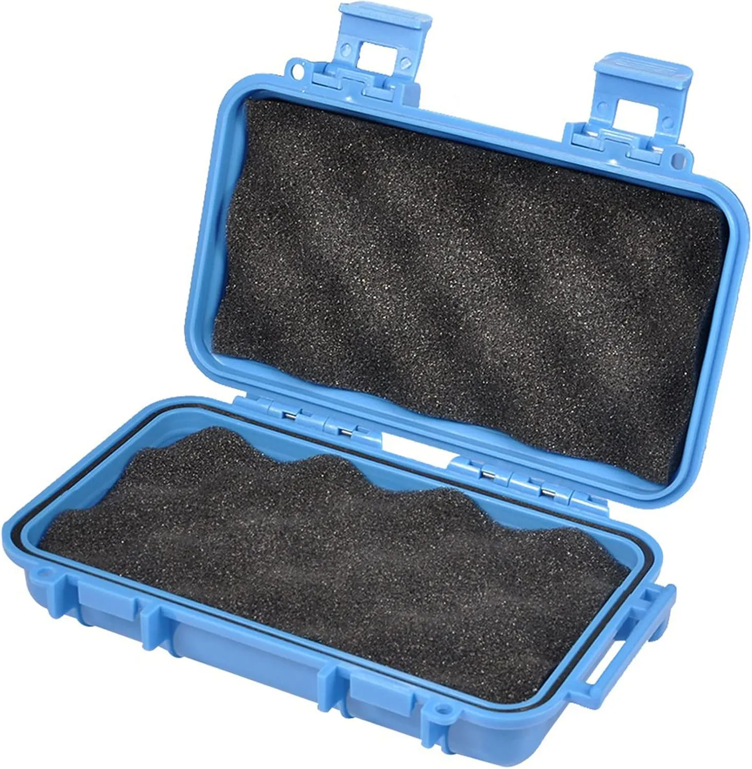 Keenso Plastic Storage Container, Waterproof Box Shockproof Dry Storage Box with 2 UShape Buckle for Fishing Camping Hiking