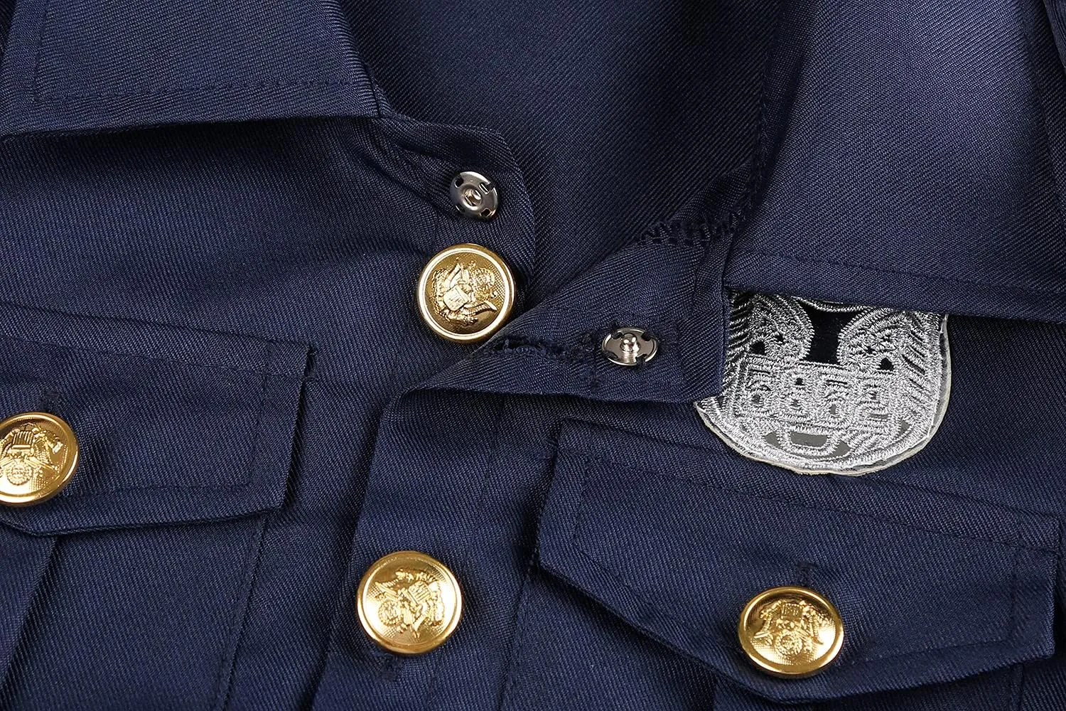 Kids Police Officer Costume Deluxe Cop Set for Halloween Cosplay Dress Up