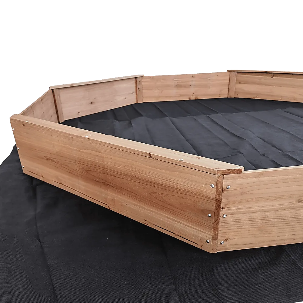 Kids Sand Pit Large Octagonal Wooden Sandpit