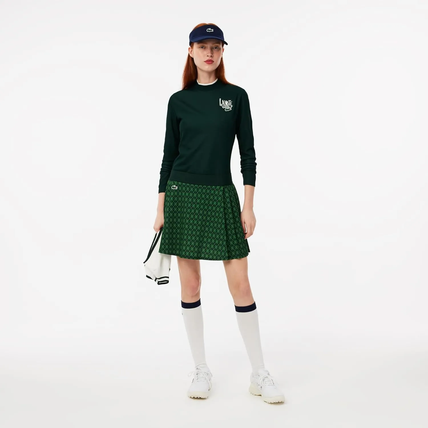Lacoste Women's Sport Ultra Dry Stretch Golf Skirt with Liner