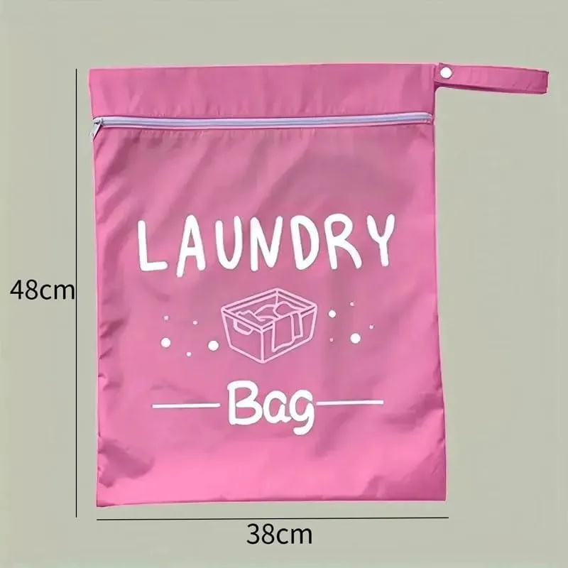 Large Wet-Dry Separation Storage Bag - Sturdy and Durable, with an Adjustable Handle, Designed with a Zipper Closure, Washable, Suitable for Travel, Sports, Yoga, Gym Workouts, and Home Use (Green)