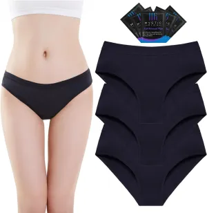 Leak Free Period Underwear for Women & Teens - With 10 Wipes & Storage Bag