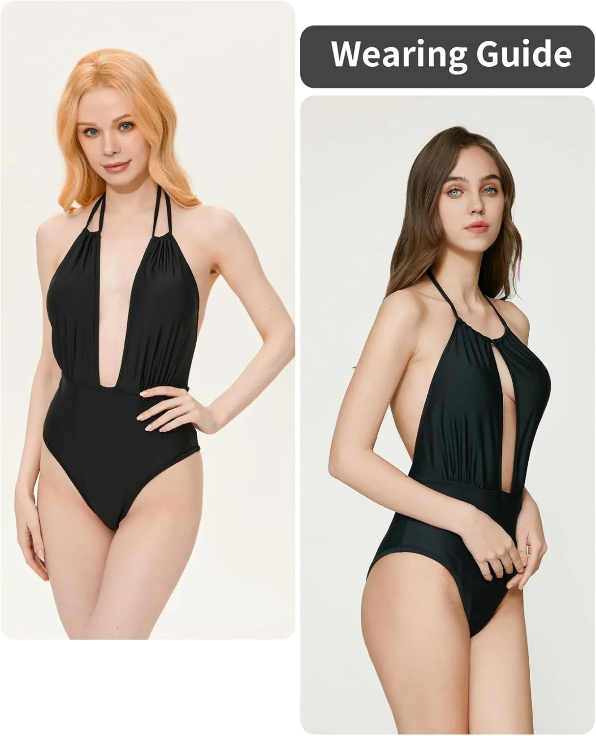 Leakproof Period Monokini Swimsuit for Women – 12-Hour Protection – 3 Styles: Drawstring, Seamless, Cross-Back