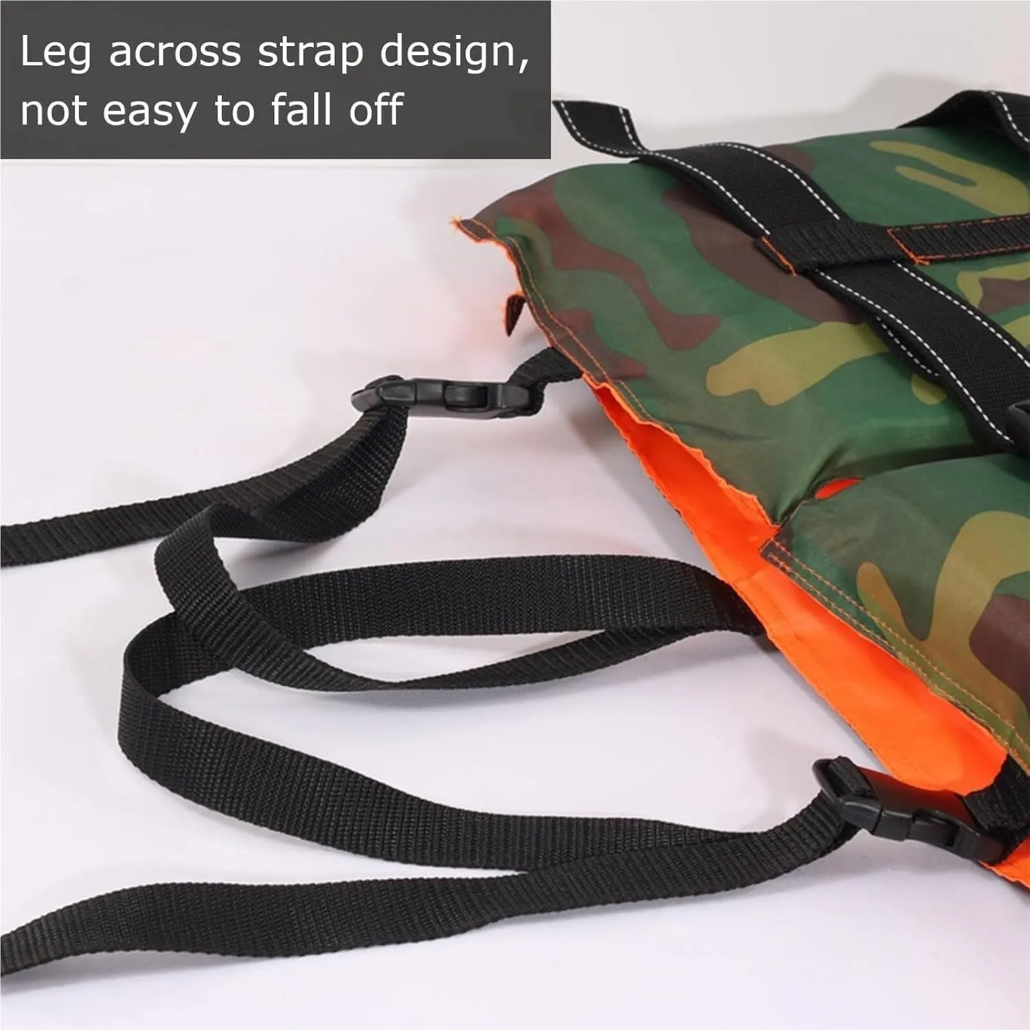 Life Jacket with Whistle, Adjustable Belt, Buoyancy Vest, Double-Sided Wearable for Prevention Drifting