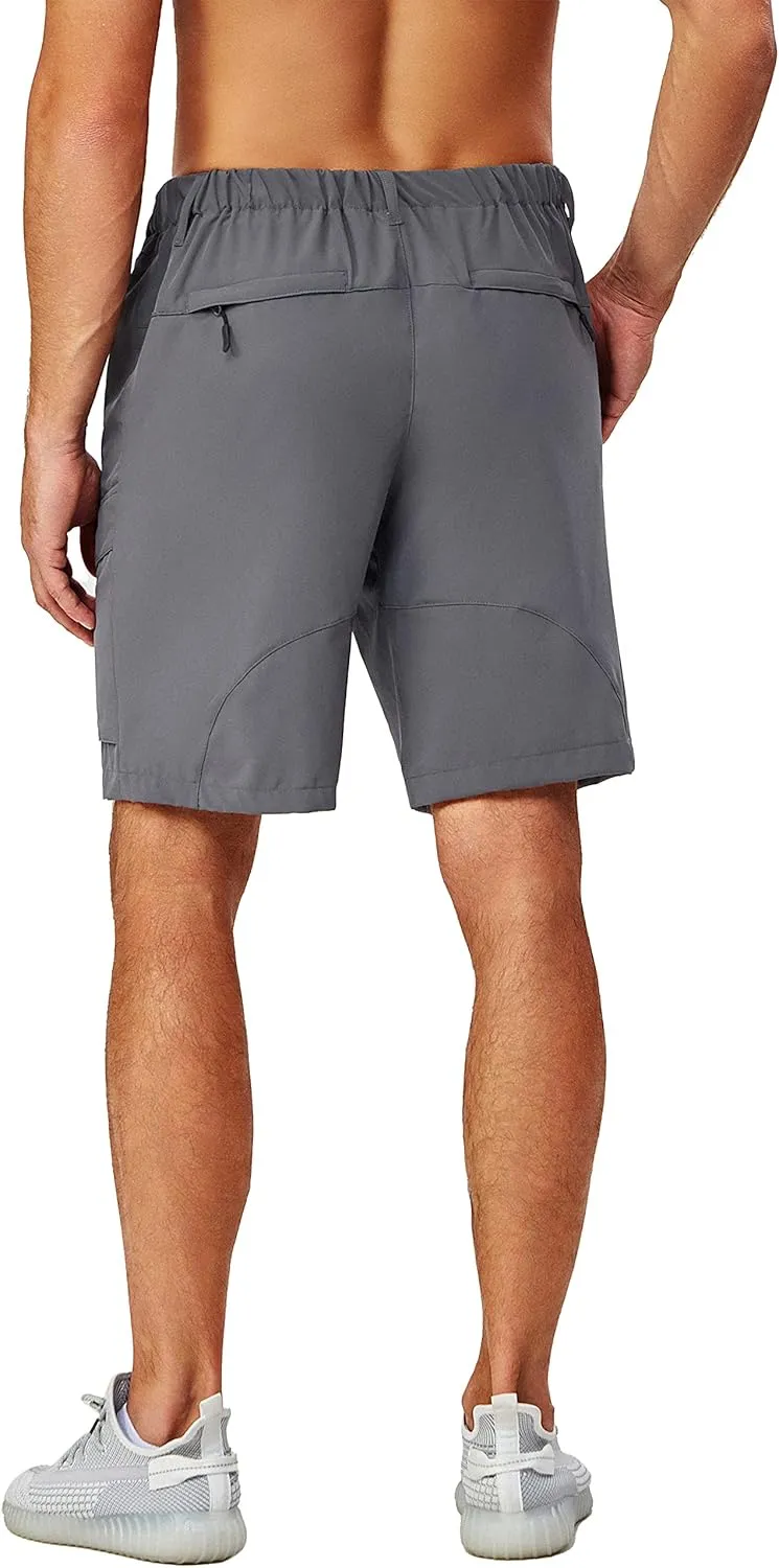 Little Donkey Andy Men's Stretch Quick Dry Cargo Shorts for Hiking, Camping, Travel
