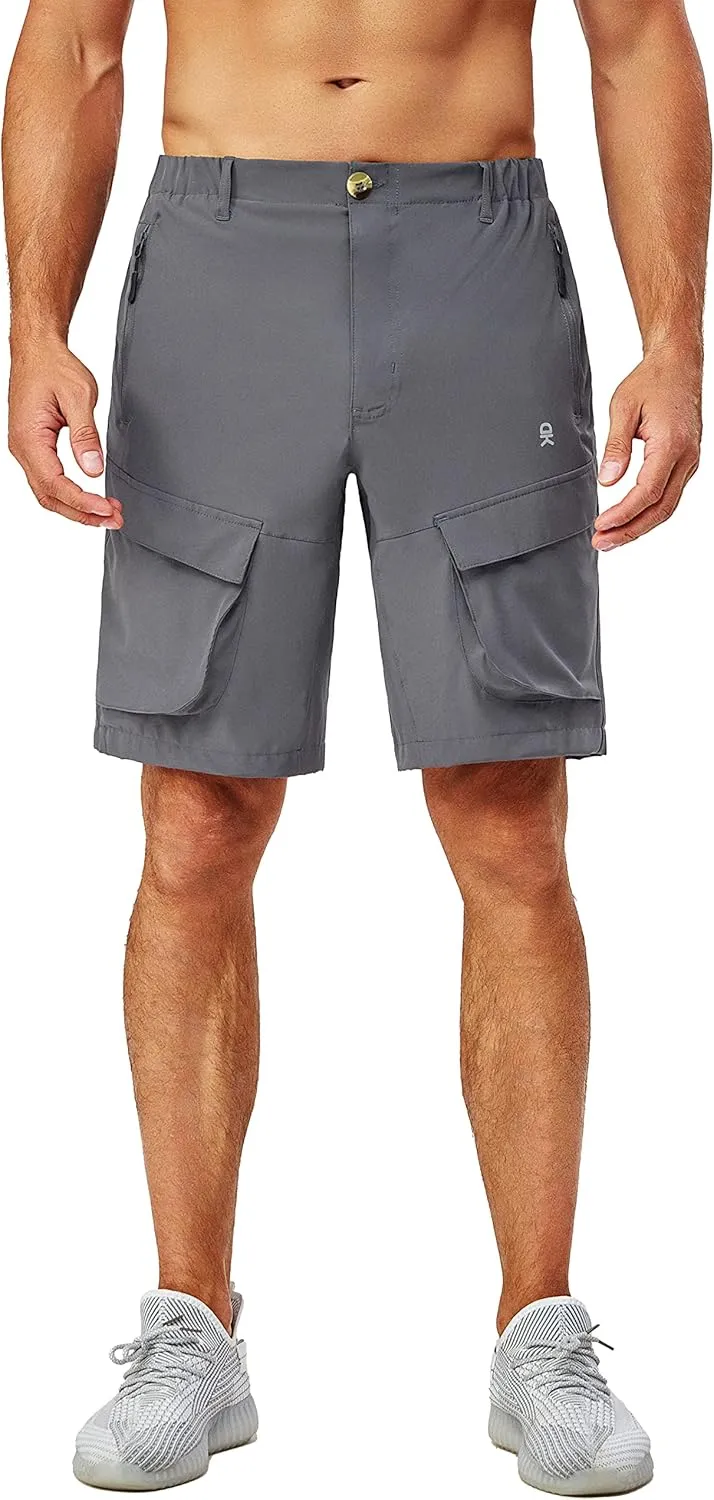 Little Donkey Andy Men's Stretch Quick Dry Cargo Shorts for Hiking, Camping, Travel