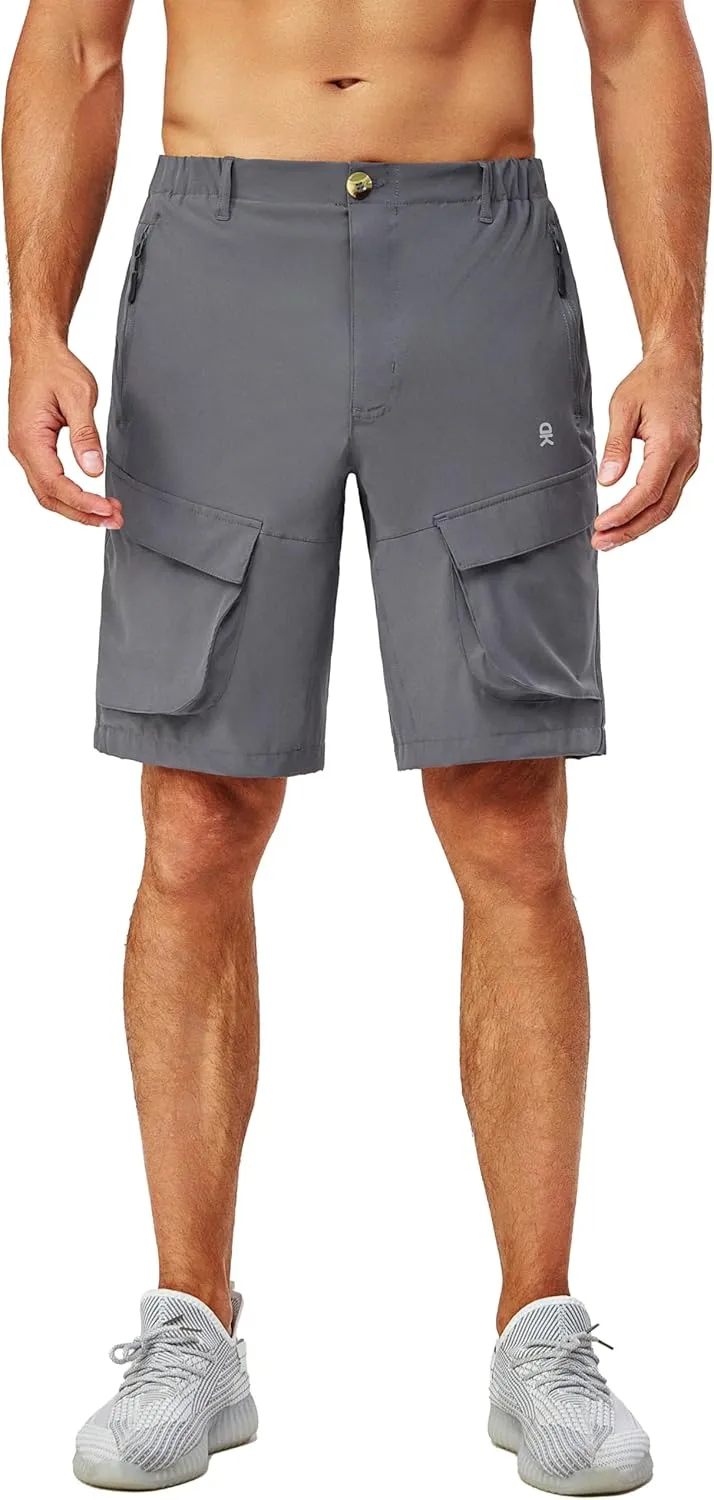 Little Donkey Andy Men's Stretch Quick Dry Cargo Shorts for Hiking, Camping, Travel