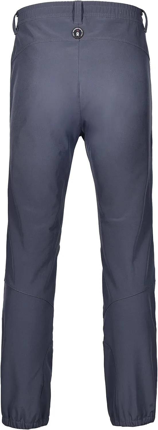 Little Donkey Andy Men’s Water-Repellent Softshell Insulated Pants for Hiking Ski Snow, Fleece Lined