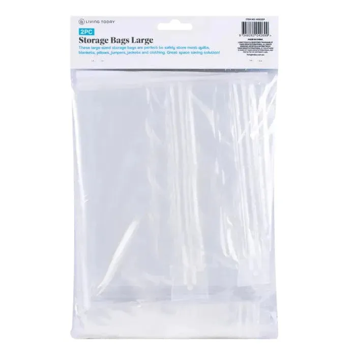 Living Today 2 Pack Vacuum Compression Storage Bags Large