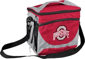 Logo Brands NCAA Unisex Adult 24-Can Cooler with Bottle Opener and Front Dry Storage Pocket, One Size, Multicolor