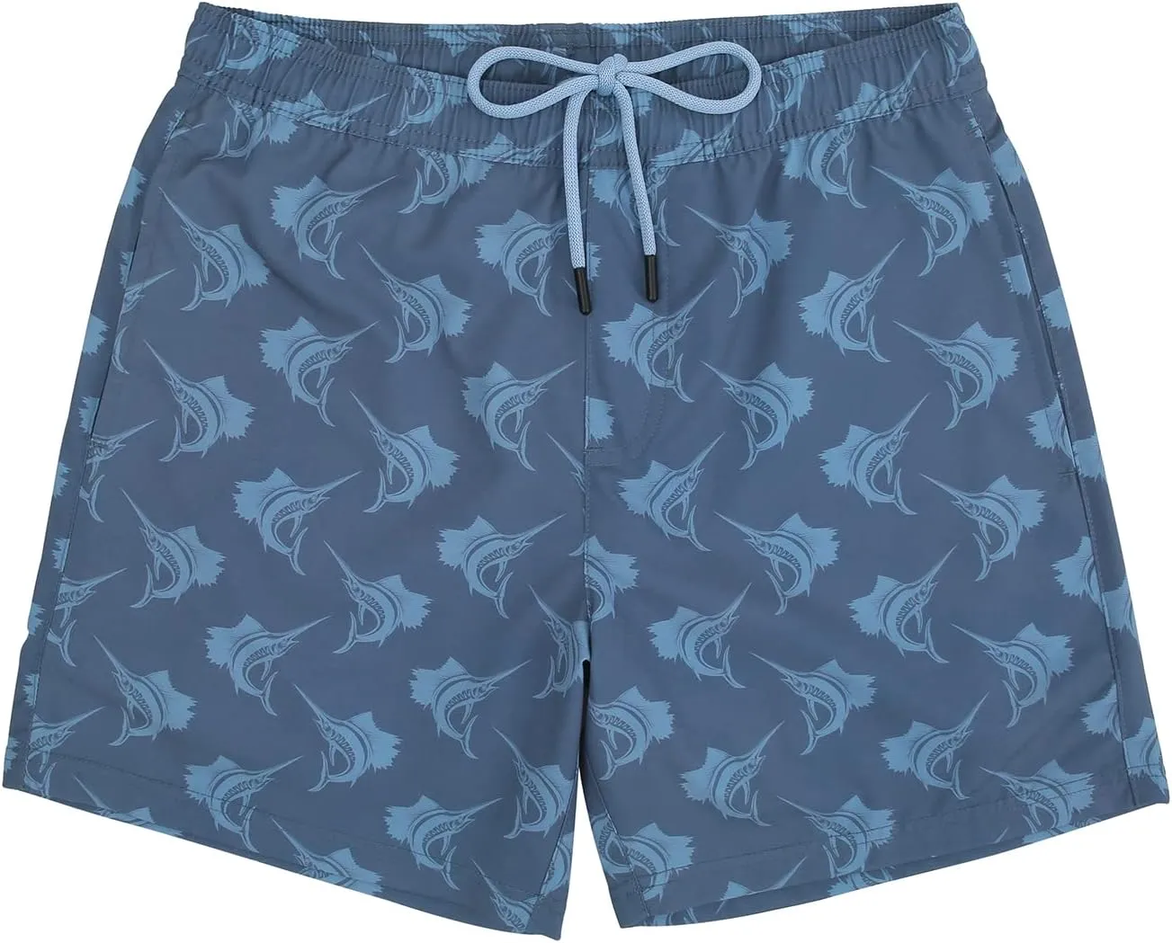 LRD Mens Swim Trunks with Compression Liner 7 inch Inseam Quick Dry Swim Shorts
