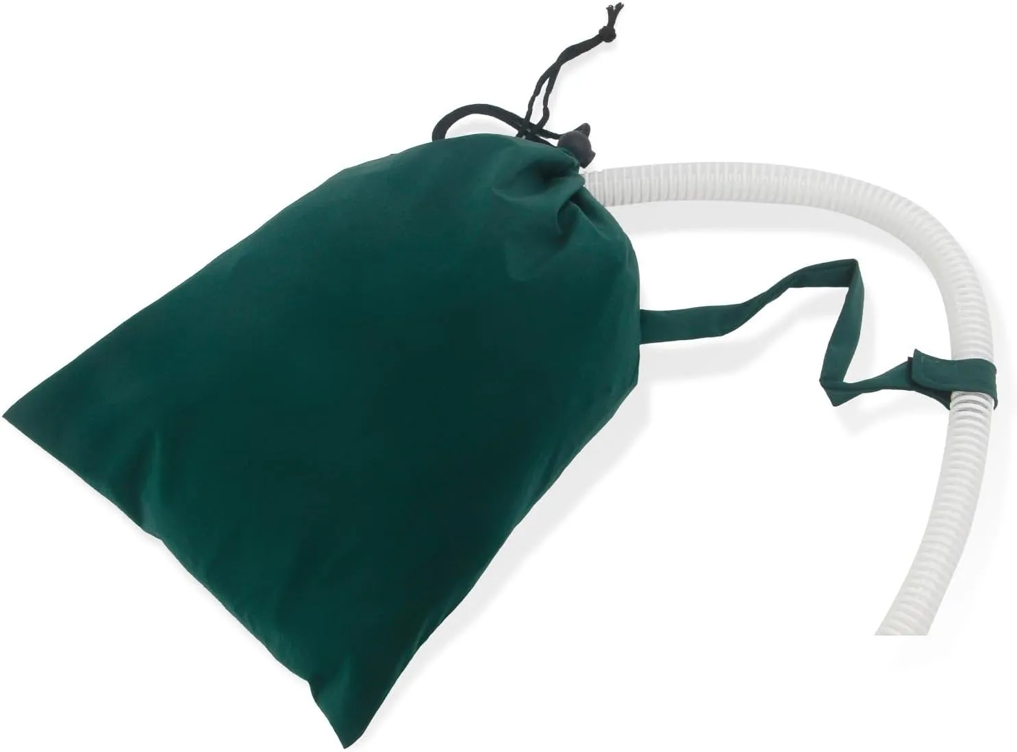 Mask Cover | Protective Dust Cover | Keeps Supplies Clean and Protected | Storage Bag with Strap (Dark Green)