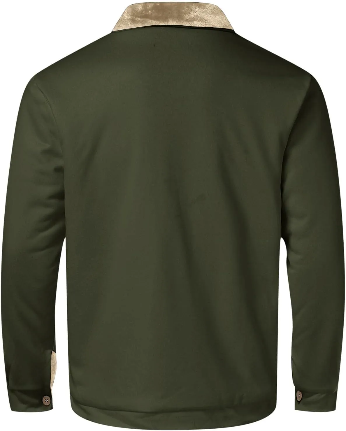 Mens Sport Coat, Hooded Winter Coats Water Resistant Warm Thicken Insulated Button zipper Windproof Jacket with Pocket