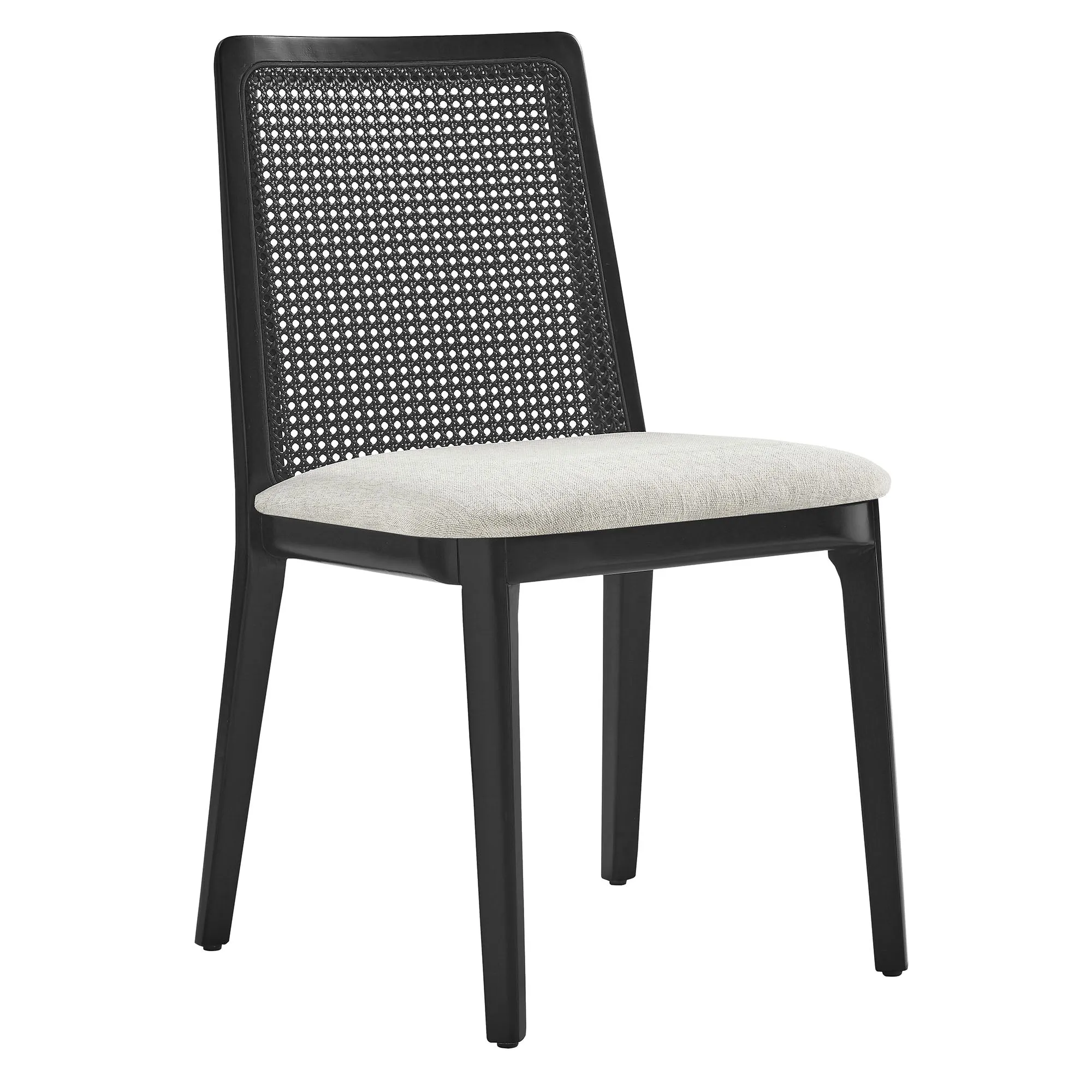 Monarch Beech Wood and Rattan Dining Side Chair by Modway