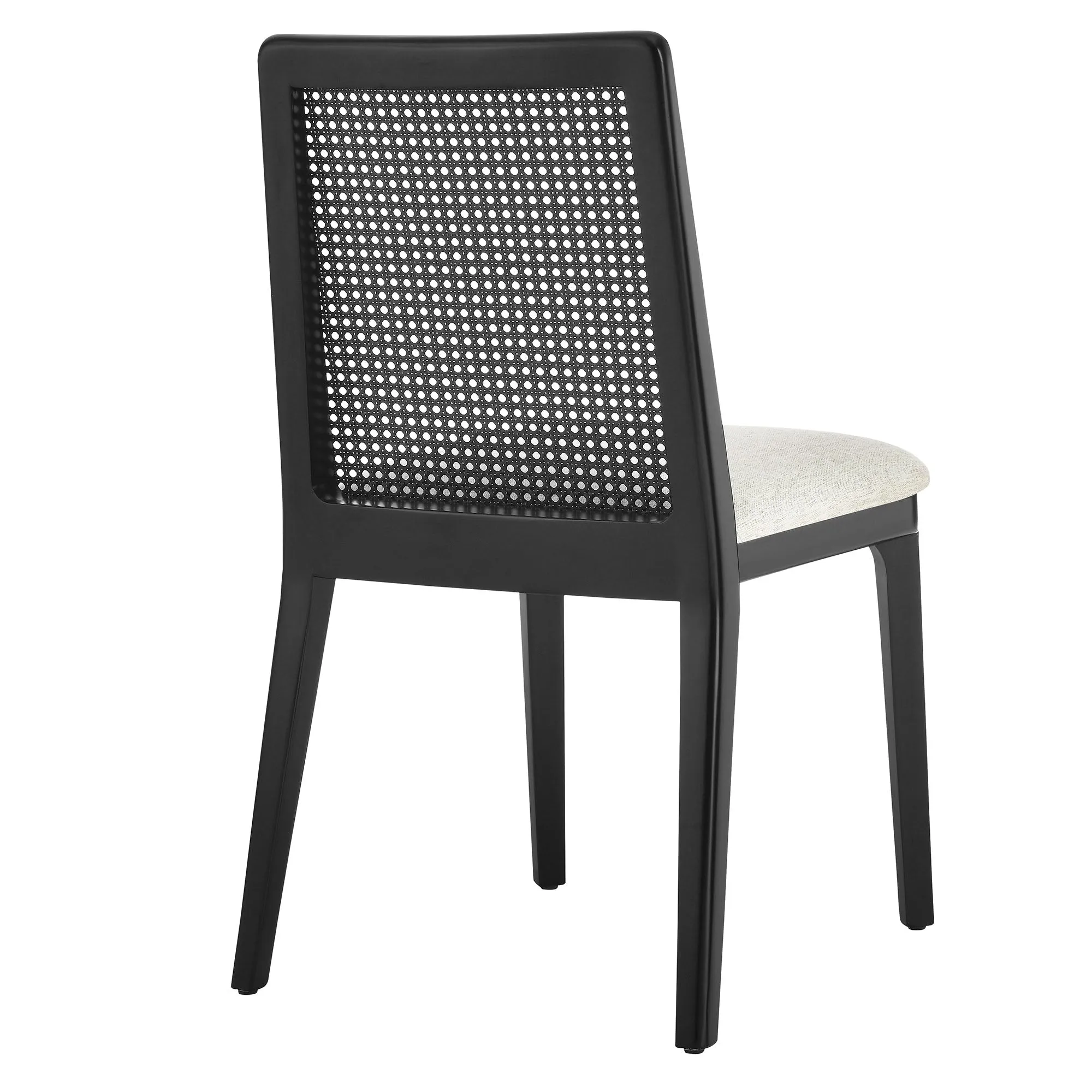 Monarch Beech Wood and Rattan Dining Side Chair by Modway