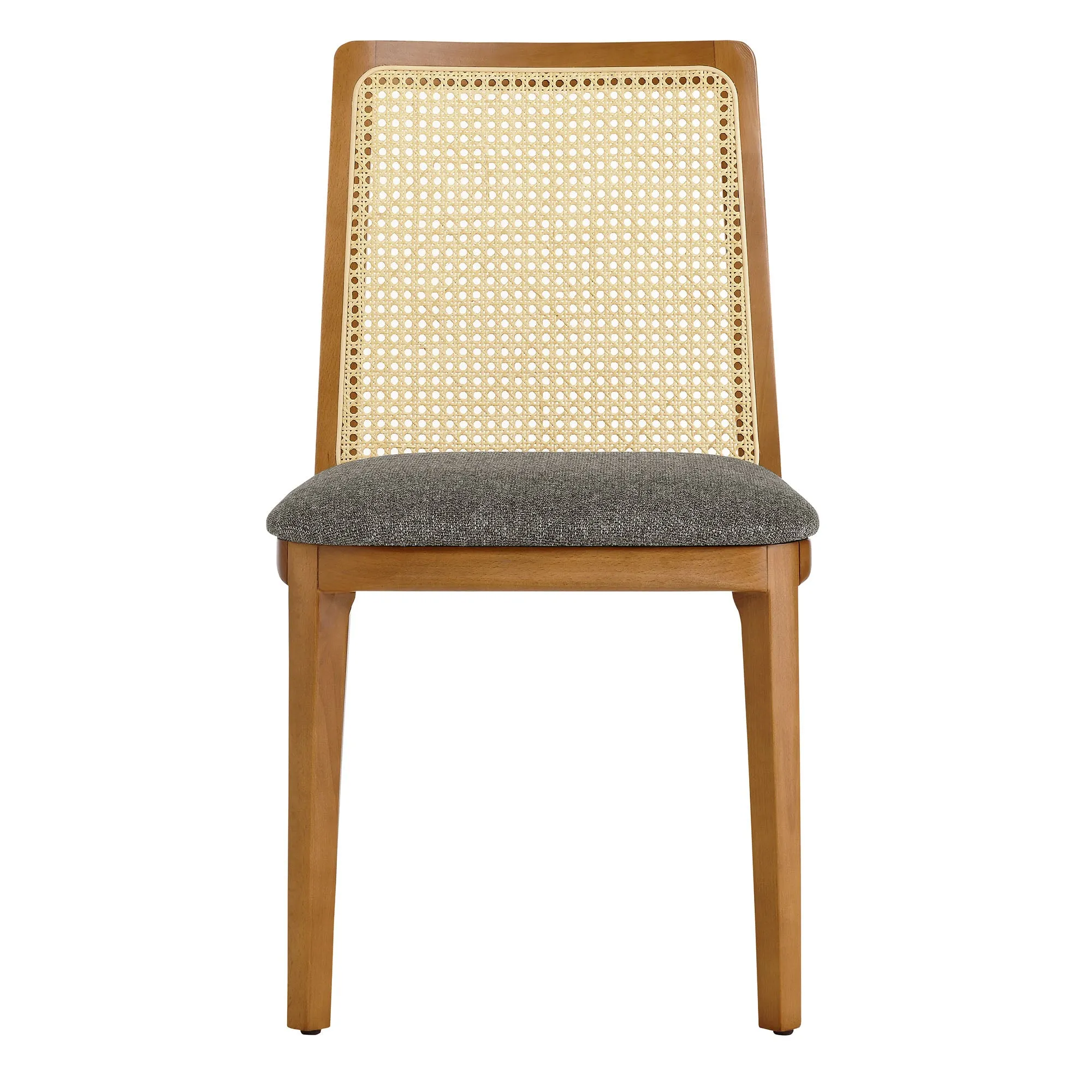 Monarch Beech Wood and Rattan Dining Side Chair by Modway