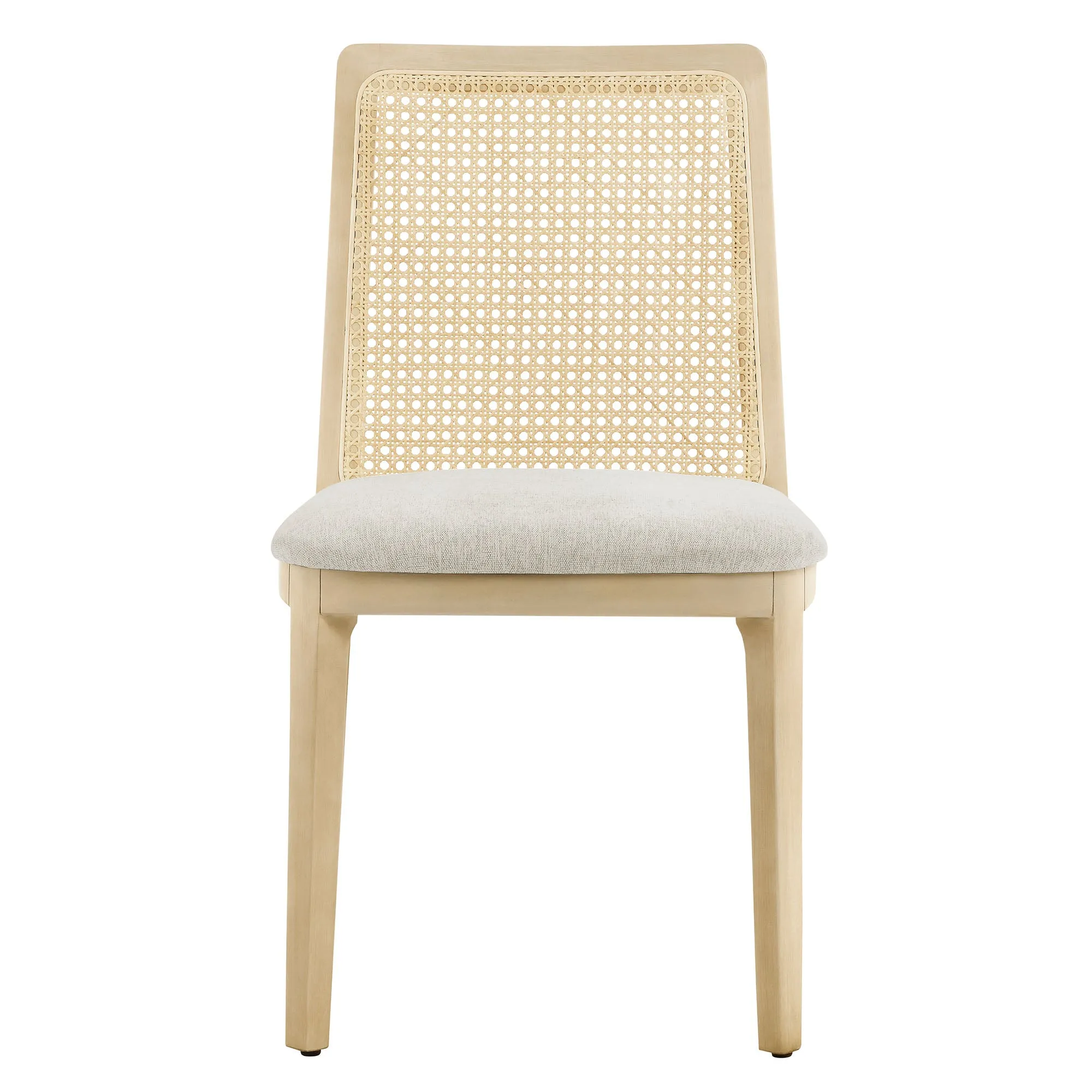 Monarch Beech Wood and Rattan Dining Side Chair by Modway