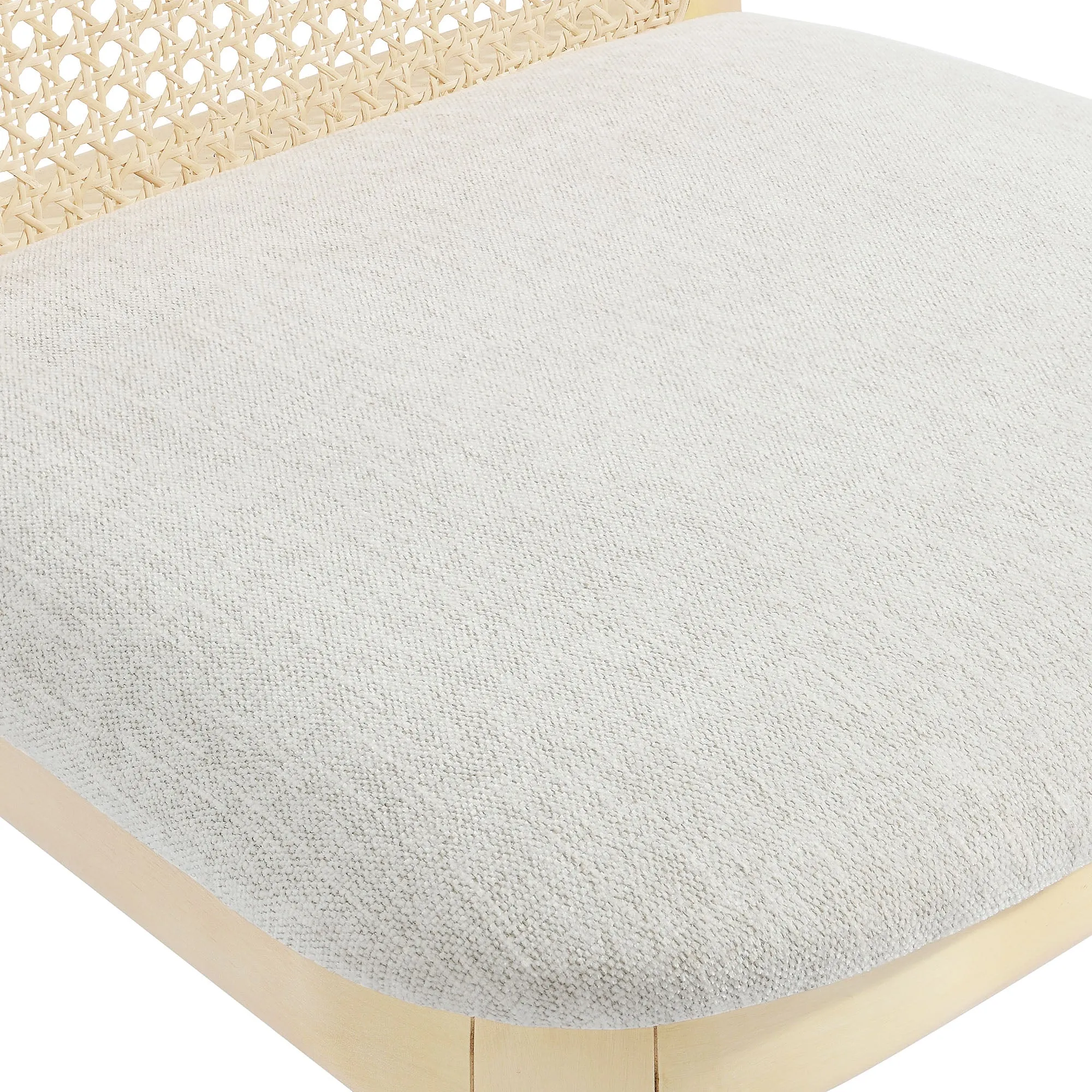 Monarch Beech Wood and Rattan Dining Side Chair by Modway