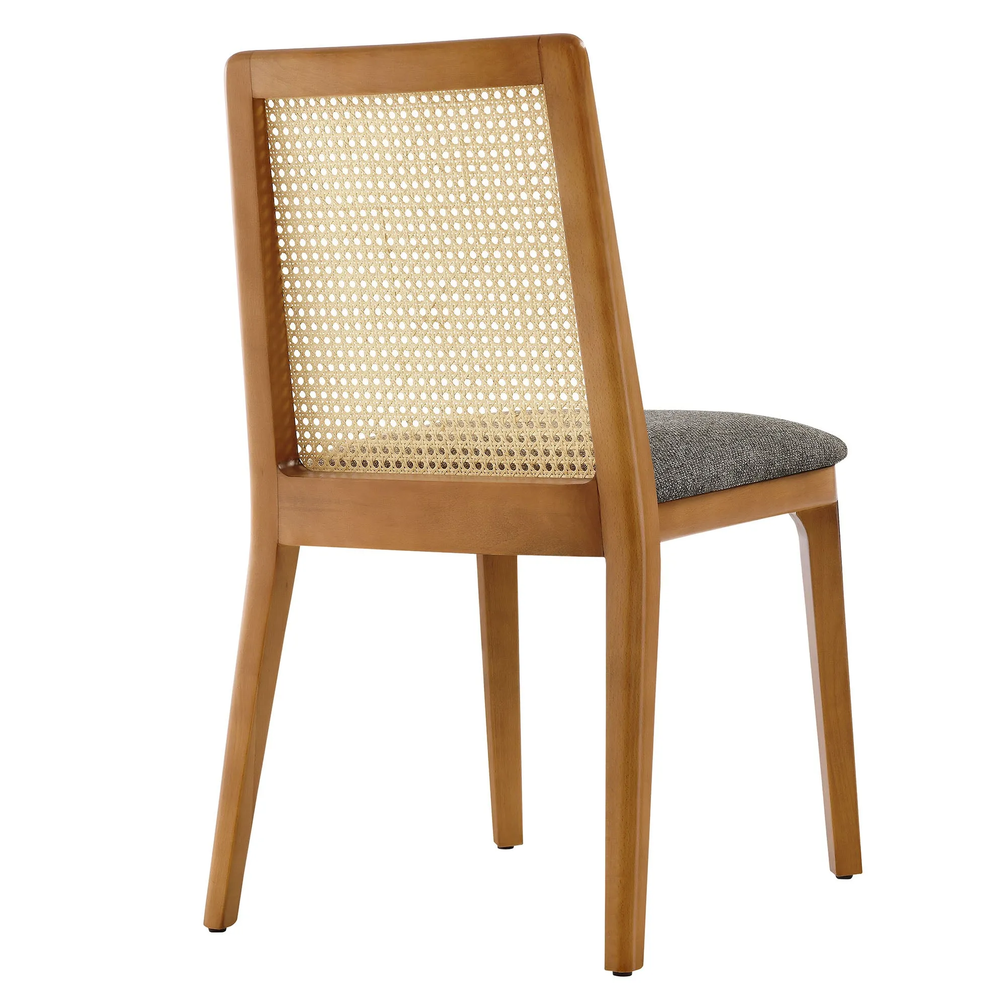 Monarch Beech Wood and Rattan Dining Side Chair by Modway