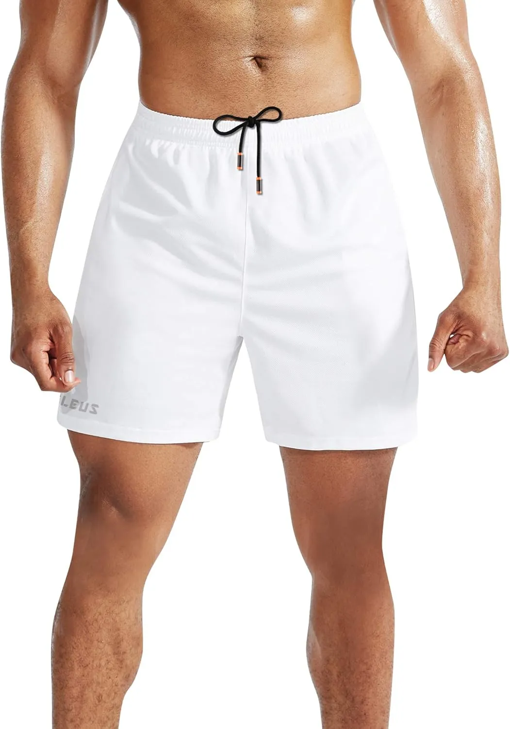 NELEUS Men's 2 in 1 Running Shorts with Liner,Dry Fit Workout Shorts with Pockets