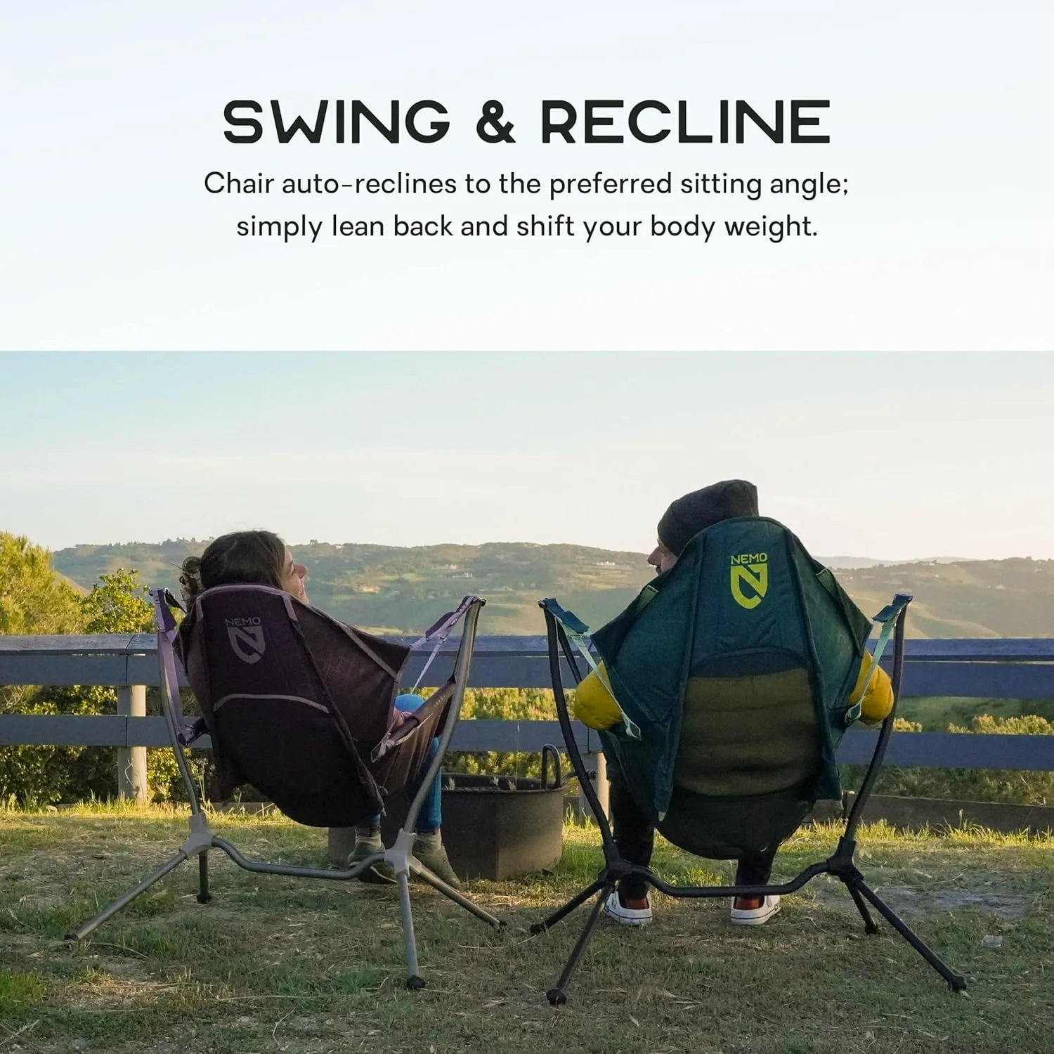 NEMO Equipment Stargaze Reclining Camp Chair - Silt/Citron - One Size