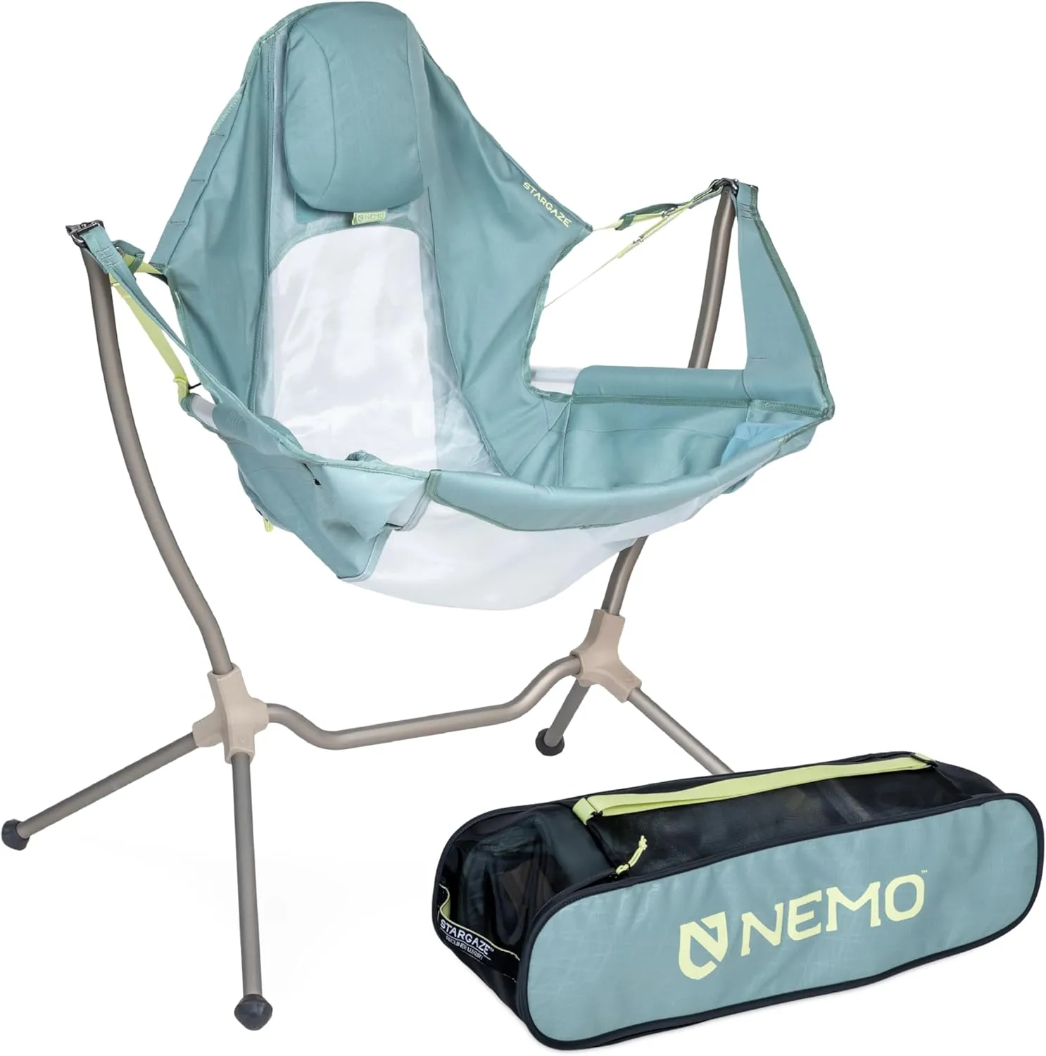 NEMO Equipment Stargaze Reclining Camp Chair - Silt/Citron - One Size