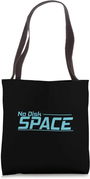 No Disk Space Retro Memory Module Tote Bag