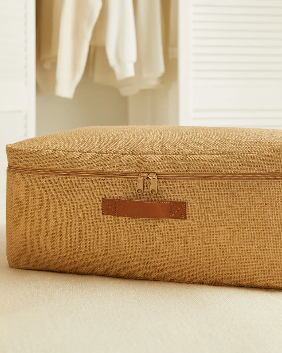 Ocean Home Textile Jute Storage Bag, Set Of 4