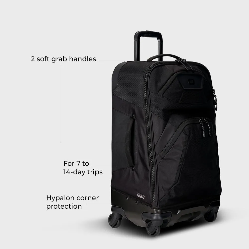 OGIO Renegade 26" 4 Wheeled Spinner, Black
