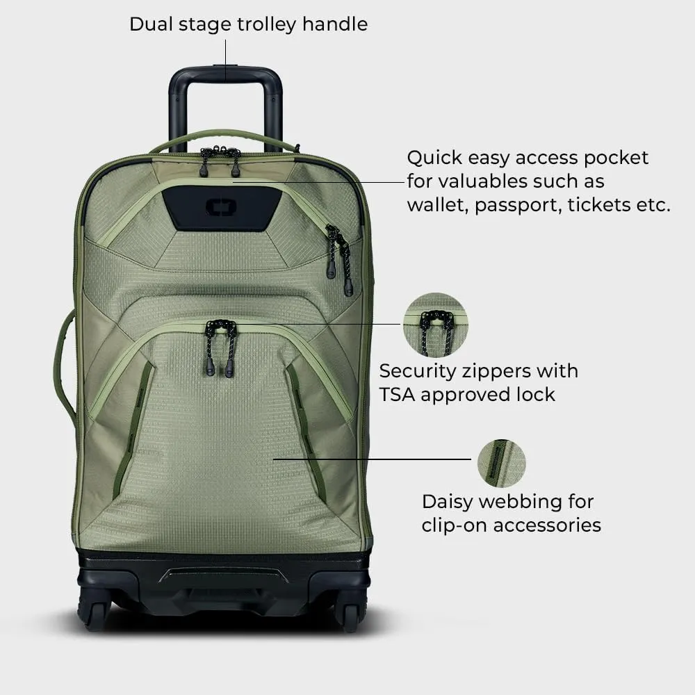 OGIO Renegade 26" 4 Wheeled Spinner, Leaf Clover