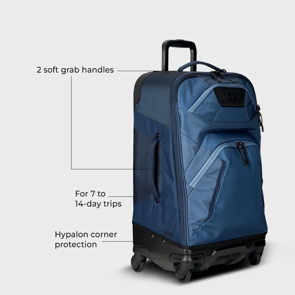 OGIO Renegade 26" 4 Wheeled Spinner, Navy Abyss