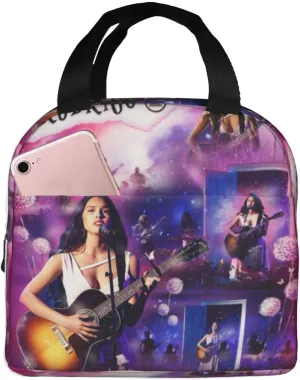 Olivia Songwriter Actress Rodrigo Funny Leakproof Tote Lunch Box Bag Beach Fishing Lunch Bag with Pocket Adult Lunch Bag for Men