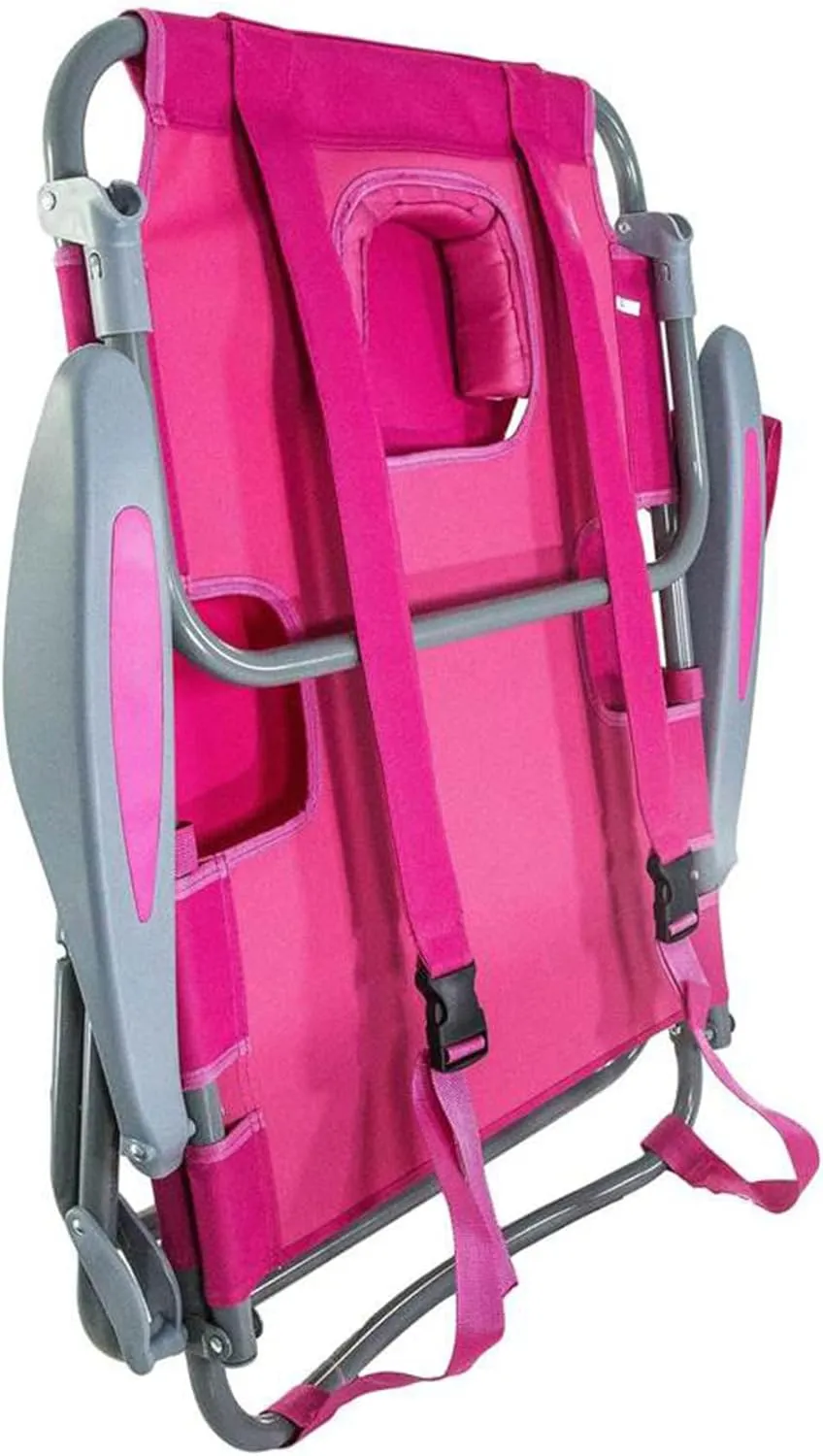 Ostrich On Your Back Chair For Lounge, Adjustable, Alloy Steel, Pink