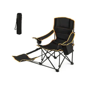 OutriderPro™ Reclining Camp Chair with Footrest & Cooler Storage