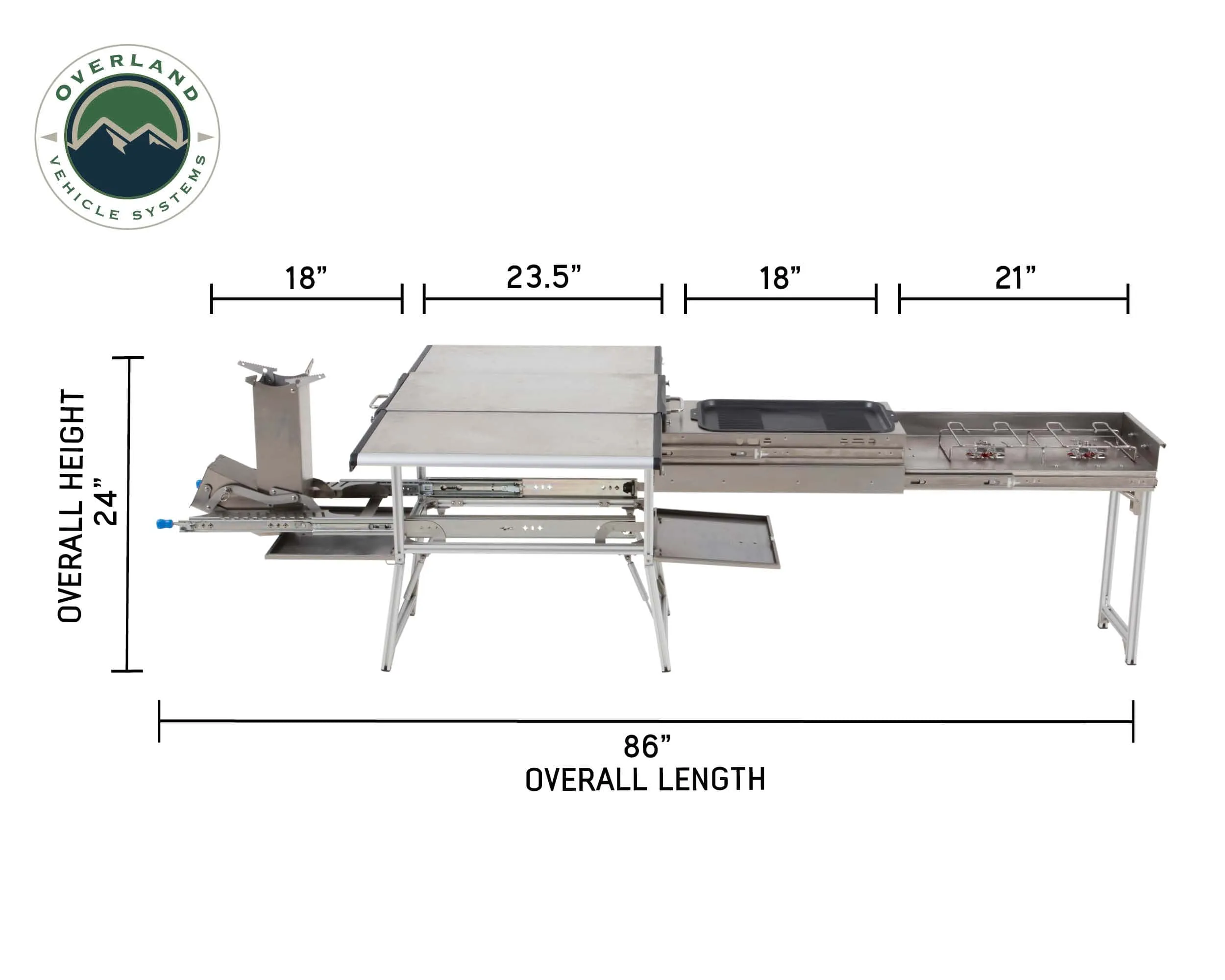 Overland Vehicle Systems Komodo | Portable Camp Kitchen