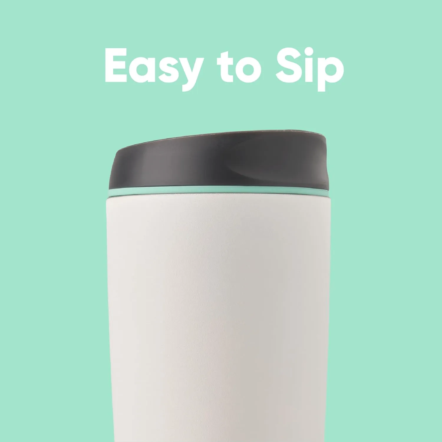Owala SmoothSip Insulated Stainless Steel Coffee Tumbler, Reusable Iced Coffee Cup, Hot Coffee Travel Mug, BPA Free, 20 oz