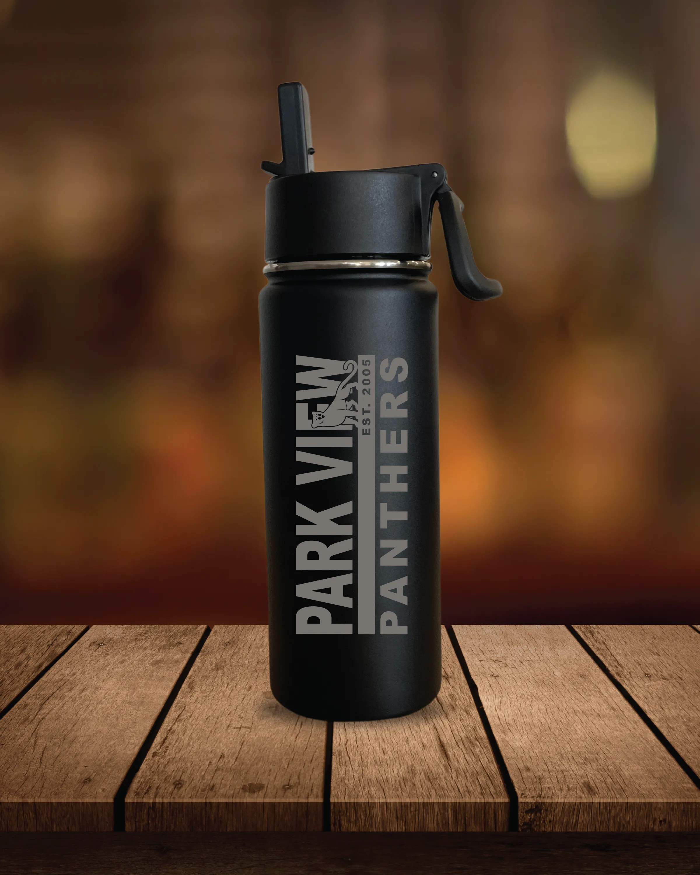 Panthers Insulated Water Bottle