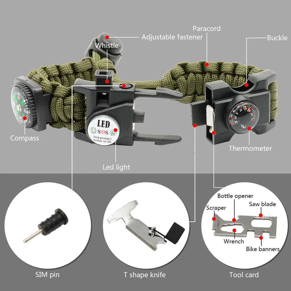 Paracord Survival Bracelet