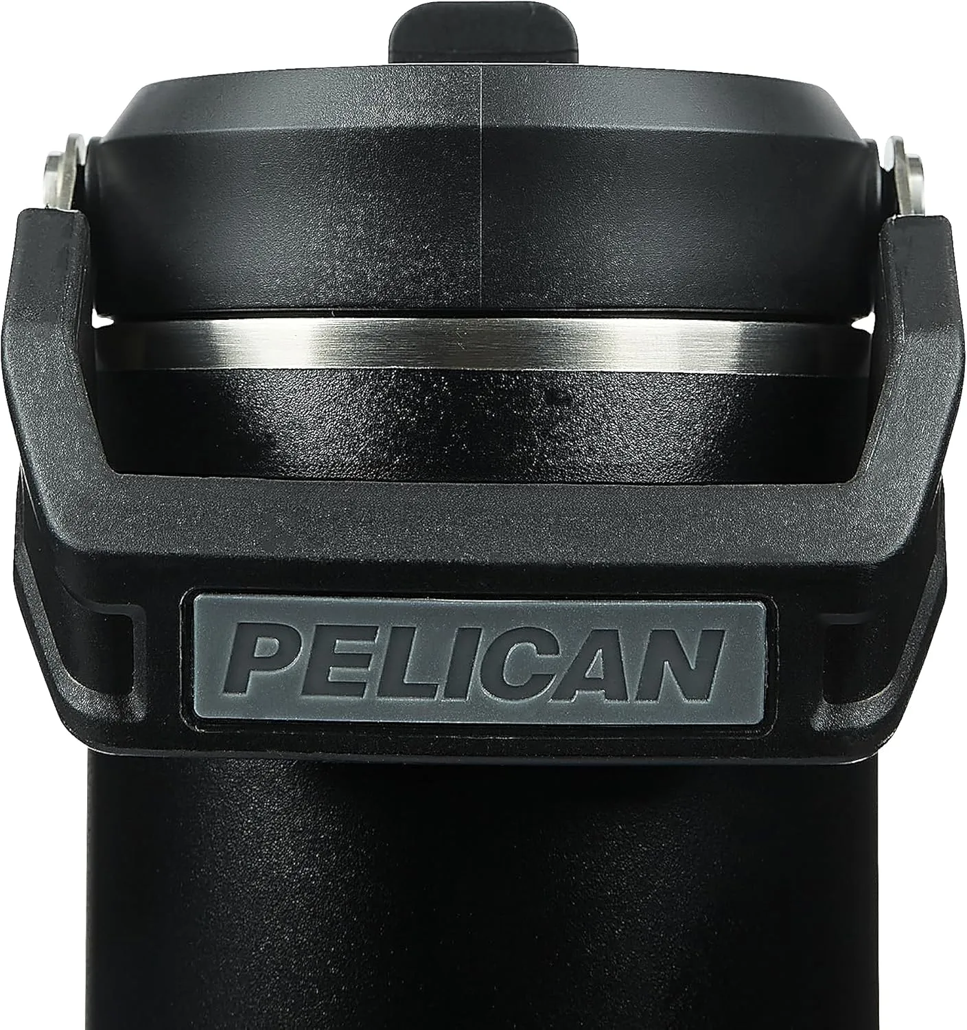 Pelican Hydration Pelican Pacific™ 26 oz Vacuum Insulated Tumbler - Recycled Stainless Steel Double Wall Travel with Dual Lid, Powder Coated Insulated Water Bottle For Cold Drinks, Jet Black