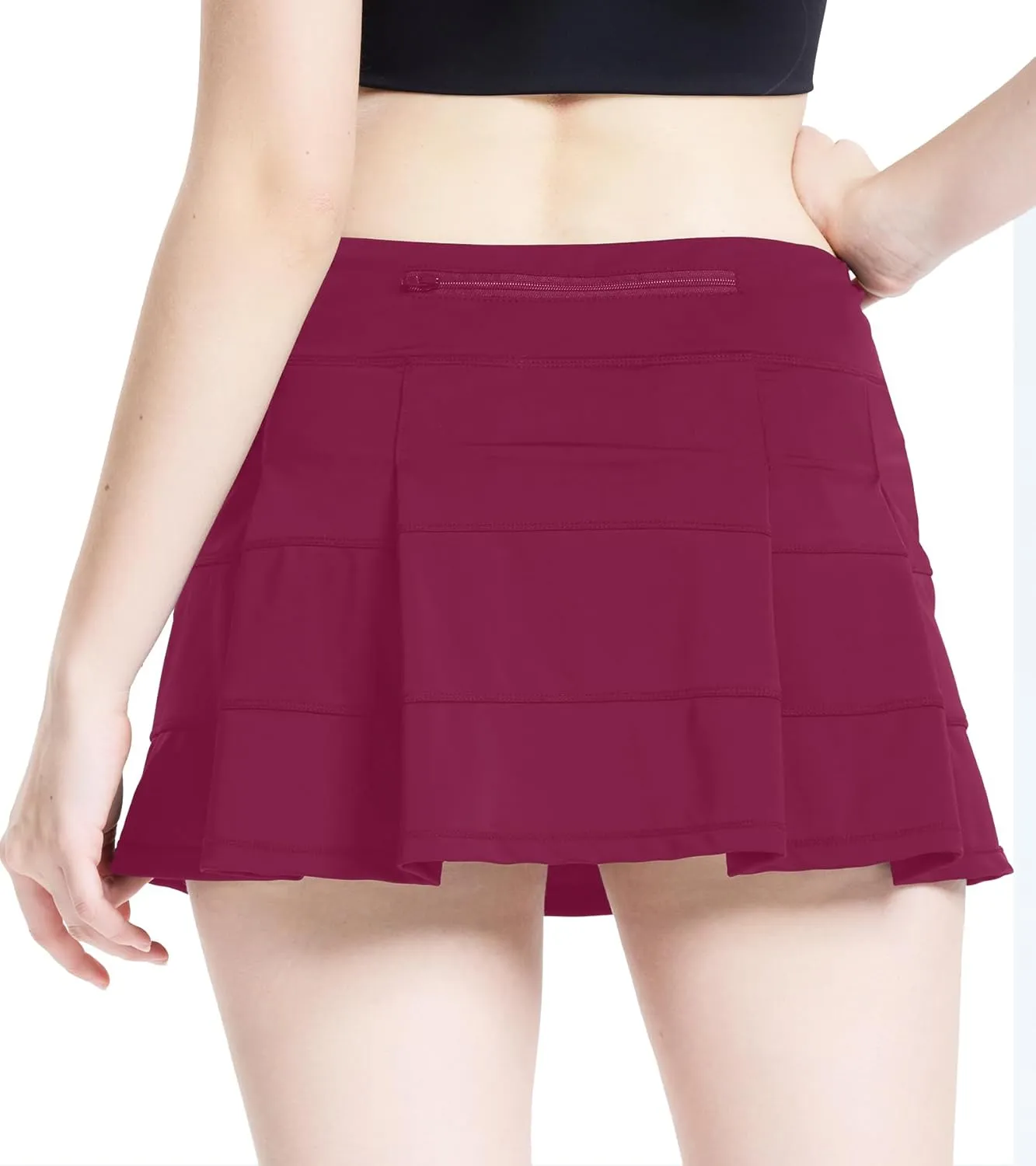 Period Swimwear Leakproof Swim Skirt Waterproof Menstrual Swimsuit with Pocket for Women Teens Girls