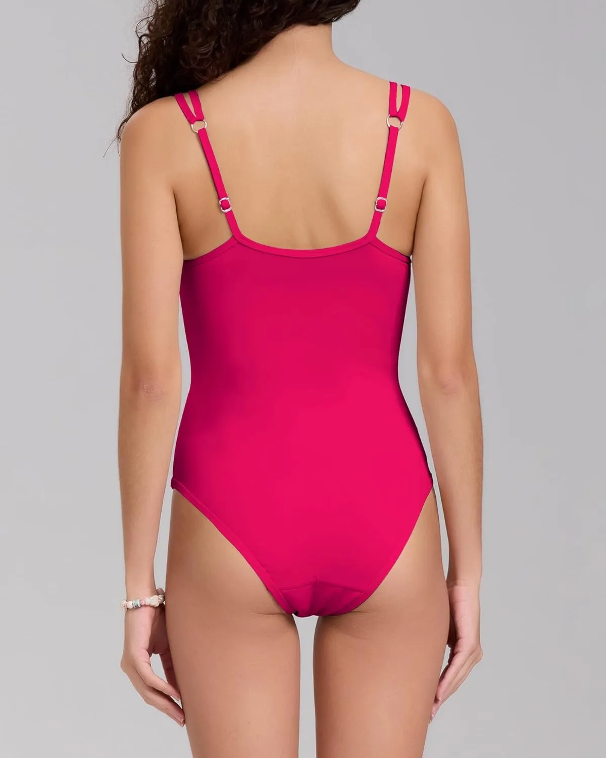 Period Swimwear Women One Piece Swimsuit Leakproof Menstrual Double Strap Sporty Bathing Suit for Teen Girls